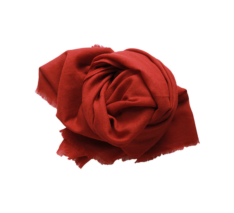 Knightsbridge Cashmere Blend Stole Pashmina & Scarves Red 