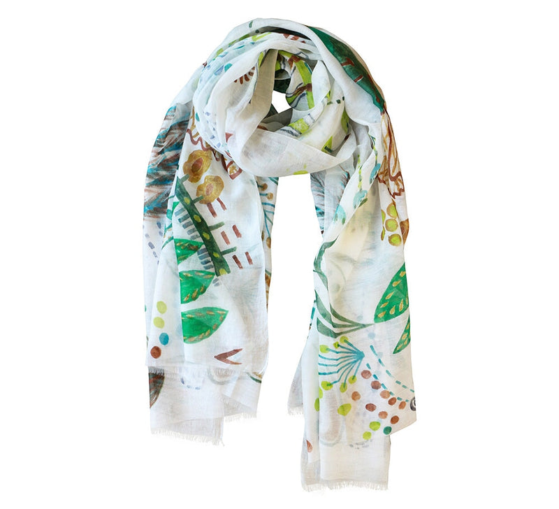 Kyra Shawl Pashmina & Scarves Cream 