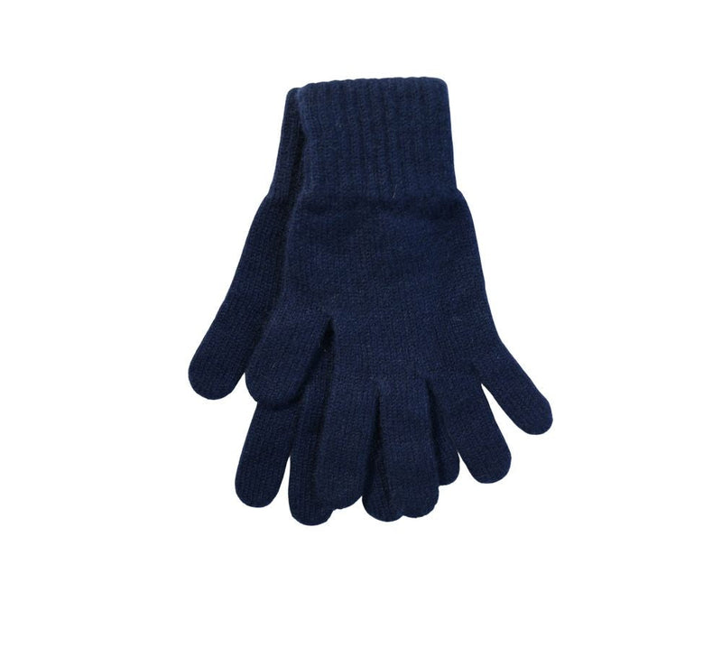 Ladies Cashmere Gloves Textiles Navy 