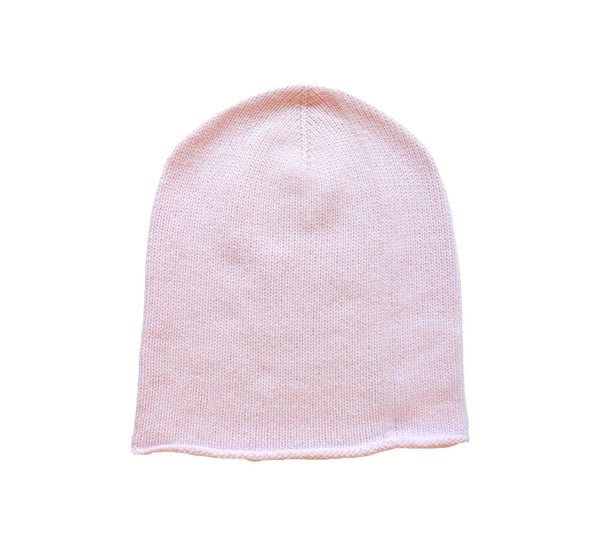 Ladies Cashmere Hat Textiles Pale Pink 