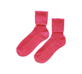 Ladies Cashmere Socks Textiles Cerise 