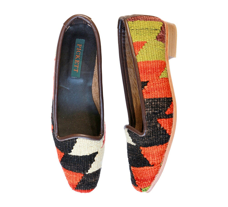 Ladies Kilim Slippers EU38 / UK5 Kilim Slippers/Trainers Burnt Orange 