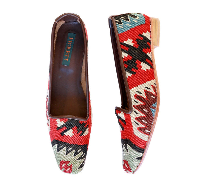 Ladies Kilim Slippers EU40 / UK7 Kilim Slippers/Trainers Red 