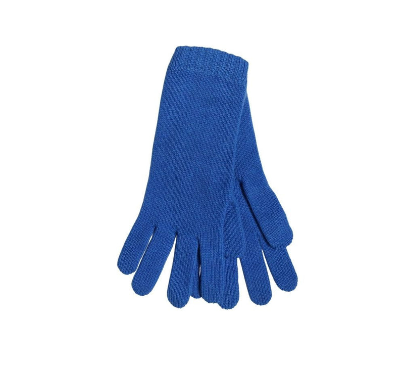 Ladies Long Cashmere Gloves Textiles Electric Blue 