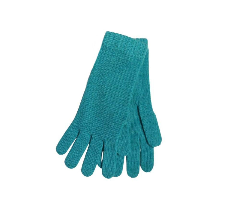 Ladies Long Cashmere Gloves Textiles Turquoise 