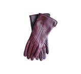 Ladies Long Cashmere Lined Touch Screen Gloves Gloves Burgundy 6.5 