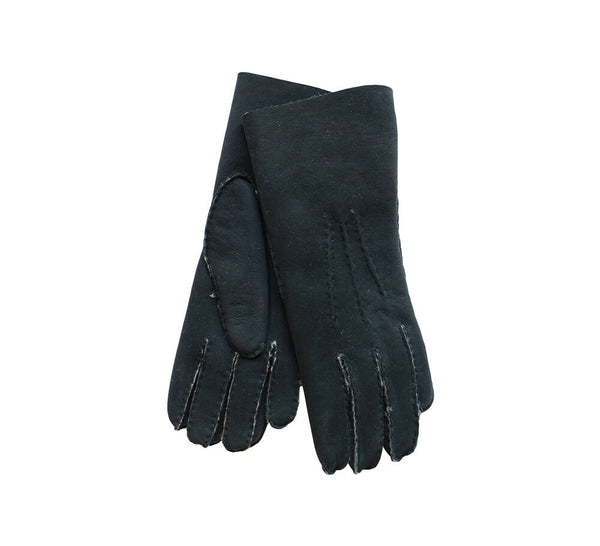 Ladies Sheepskin Gloves Gloves Black 6.5 