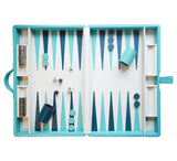 Large Backgammon Set Games Aqua / Teal / Aqua 