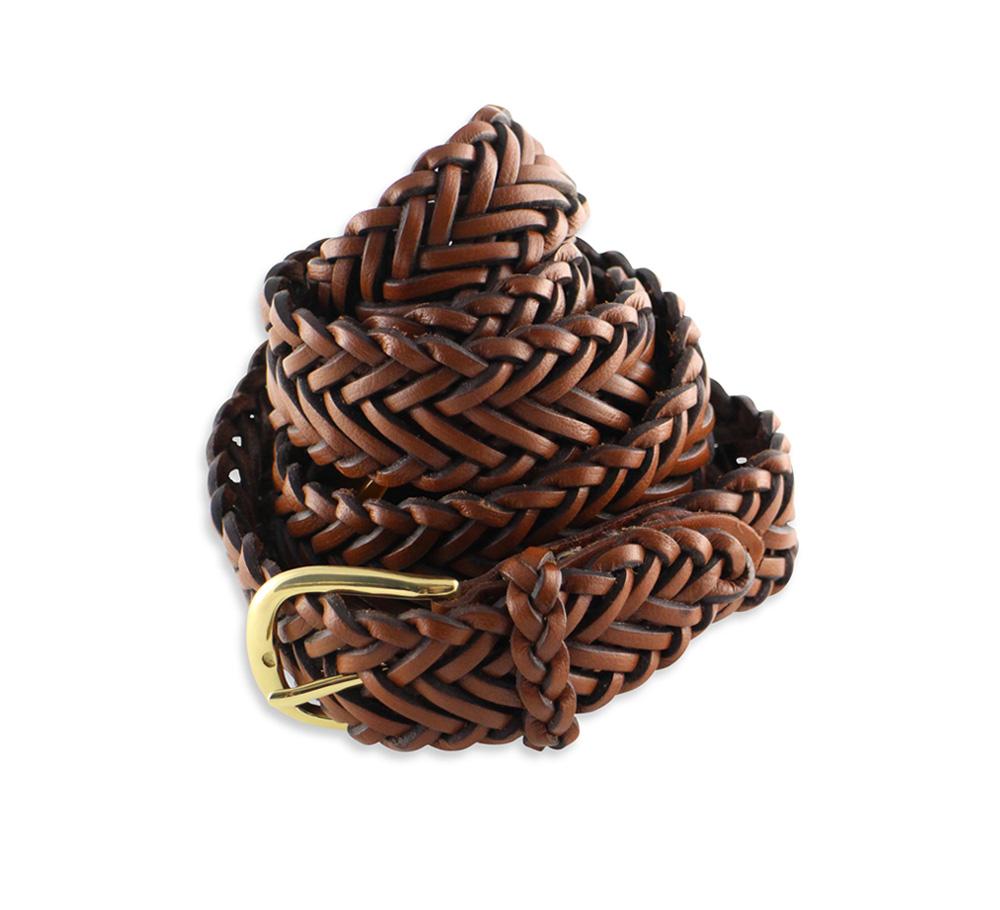 Leather Plaited Belt Pickett London - Main Image