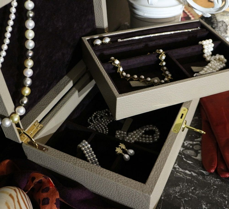 Medium Lockable Jewellery Box Jewellery & Cufflink Boxes 