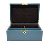 Medium Lockable Jewellery Box Jewellery & Cufflink Boxes Teal 