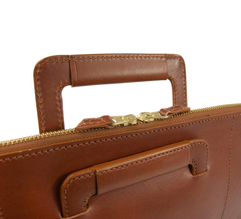Medium Zipped Folio With Slide Handles - Pickett London