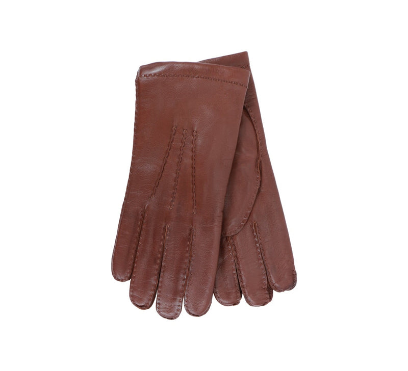 Men's Cashmere Lined Gloves Gloves Chestnut 8 