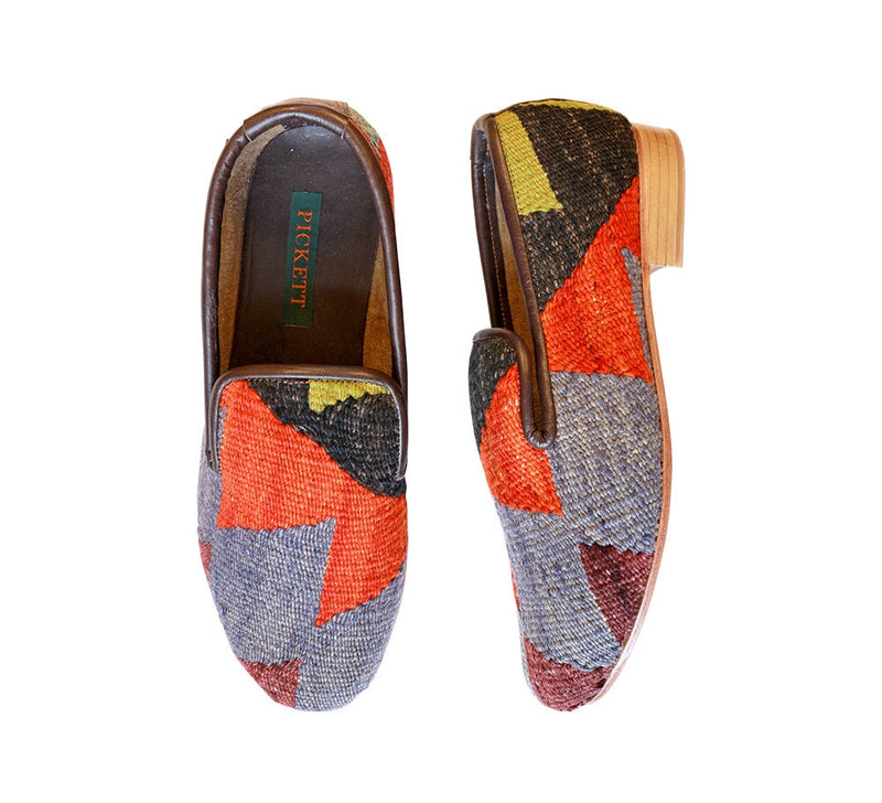 Men's Kilim Slippers EU40 / UK6 Kilim Slippers/Trainers Orange 