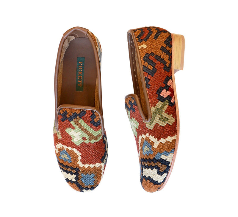 Men's Kilim Slippers EU42 / UK8 Kilim Slippers/Trainers Brick 