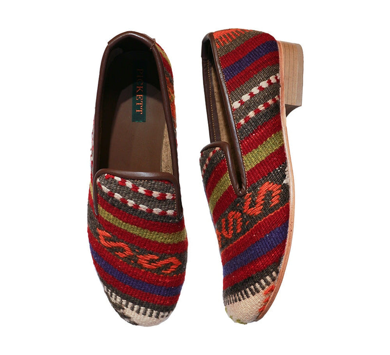 Men's Kilim Slippers EU42 / UK8 Kilim Slippers/Trainers Maroon 