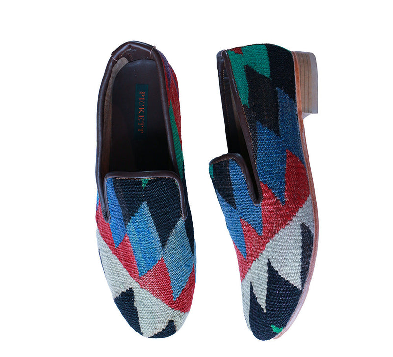 Men's Kilim Slippers EU47 / UK13 Kilim Slippers/Trainers Blue 