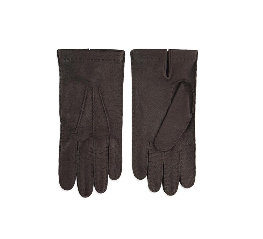 Unlined Leather Gloves Men's Peccary Leather Gloves - Unlined