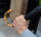 Men's Wooden Shaft Whangee Handle Umbrella - Pickett London