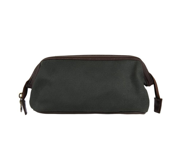 Middleton Moor Waxed Canvas Washbag - Pickett London