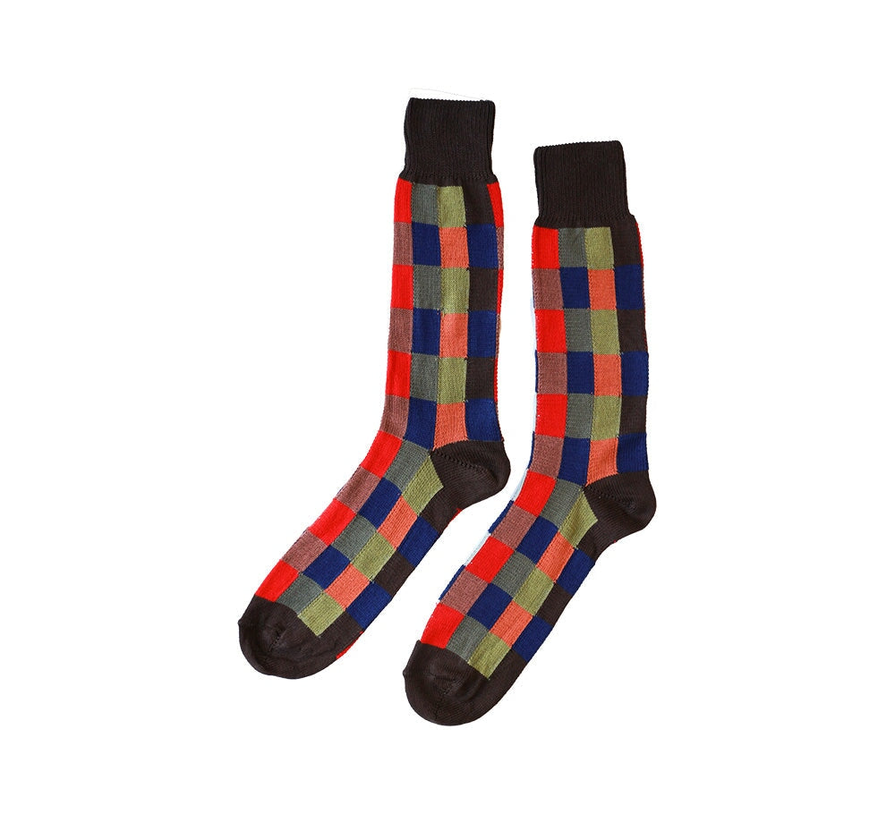 Pickett London | Multicoloured Square Socks