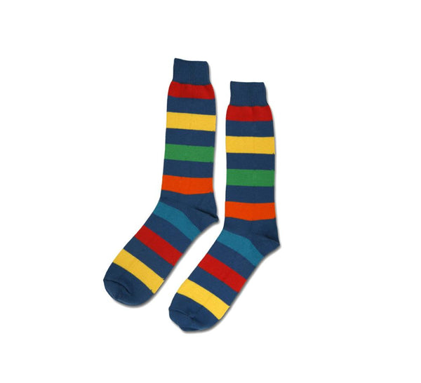 Multicoloured Thick Stripe Socks - Pickett London
