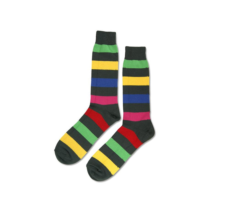 Multicoloured Thick Stripe Socks - Pickett London