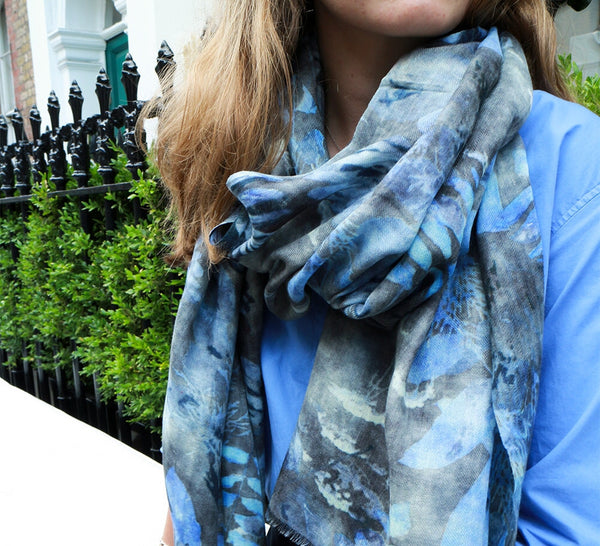 Nocturnal Garden Stole Pashmina & Scarves 