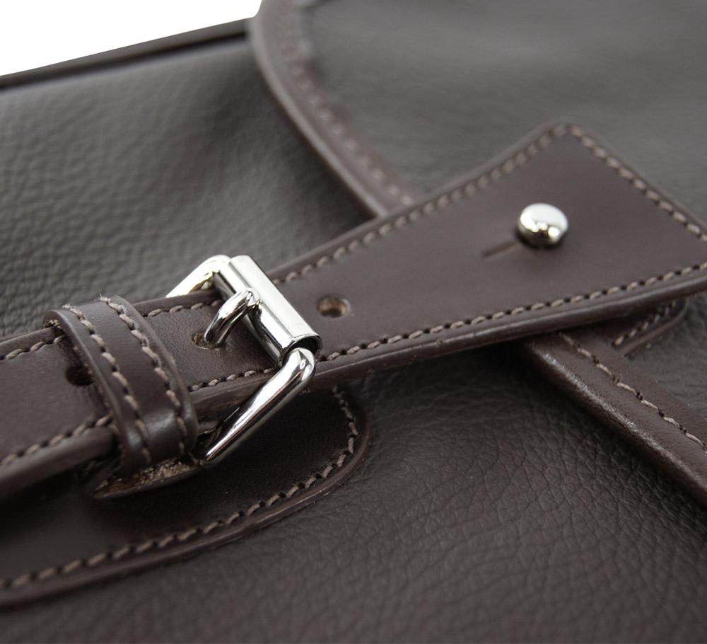 One Pocket Buckle Briefcase Pickett London
