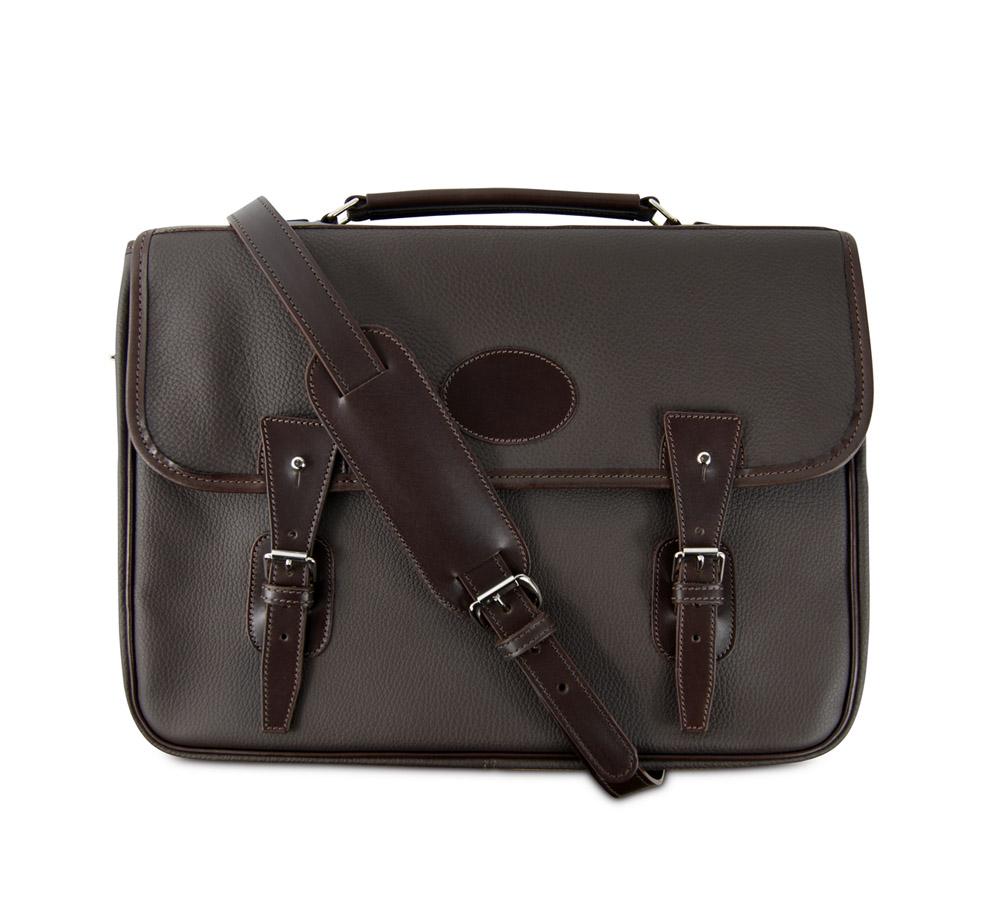One Pocket Buckle Briefcase Pickett London