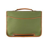 One Pocket Buckle Canvas Briefcase - Pickett London