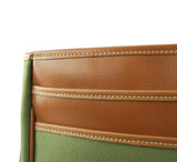 One Pocket Buckle Canvas Briefcase - Pickett London