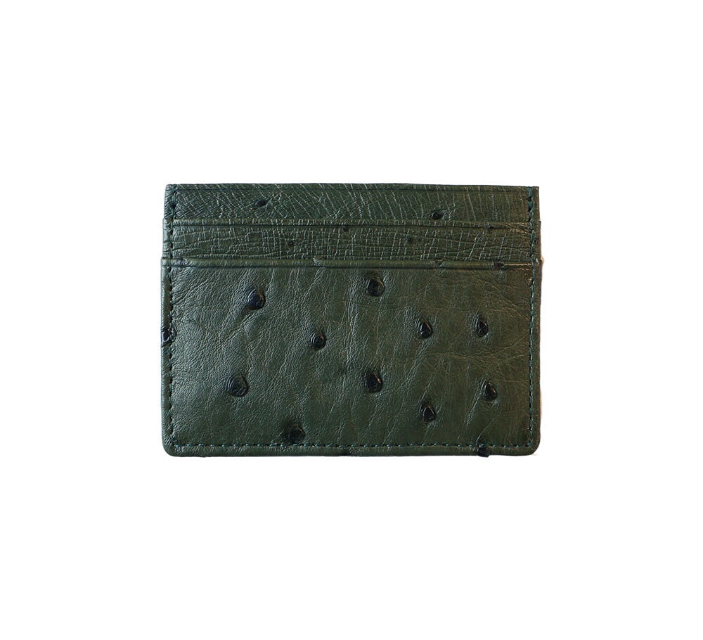 Pickett London | Ostrich Flat Card Case