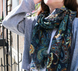 Paisley Print Stole Pashmina & Scarves 