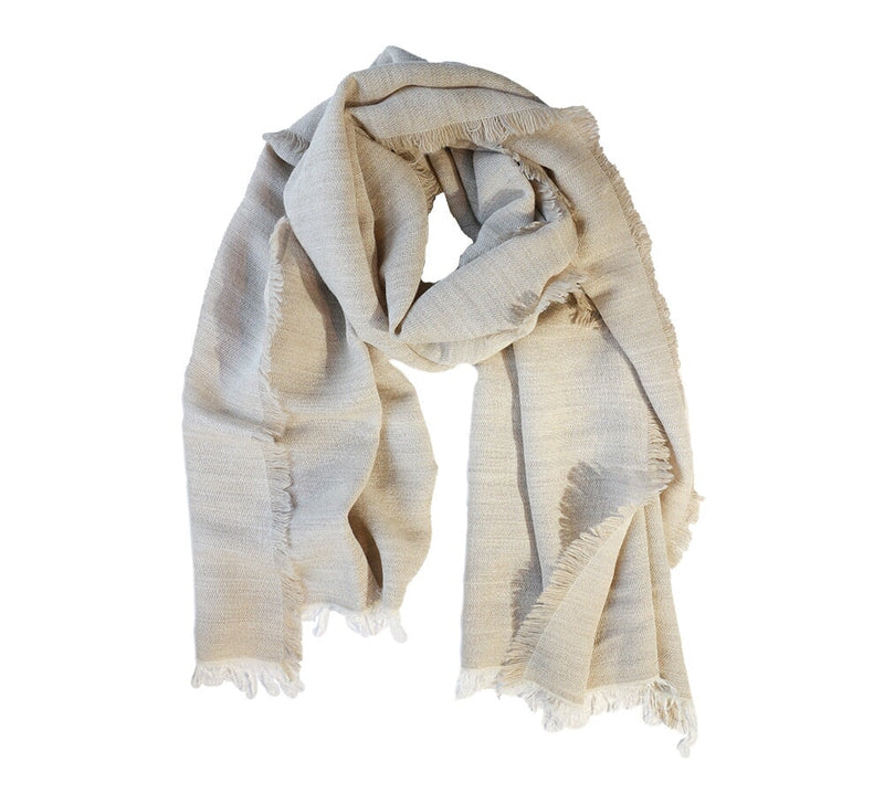 Papera Lightweight Stole Pashmina & Scarves Beige 