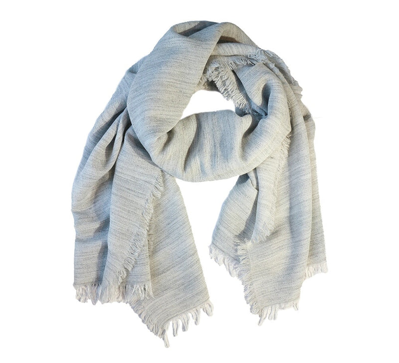 Papera Lightweight Stole Pashmina & Scarves Light Grey 