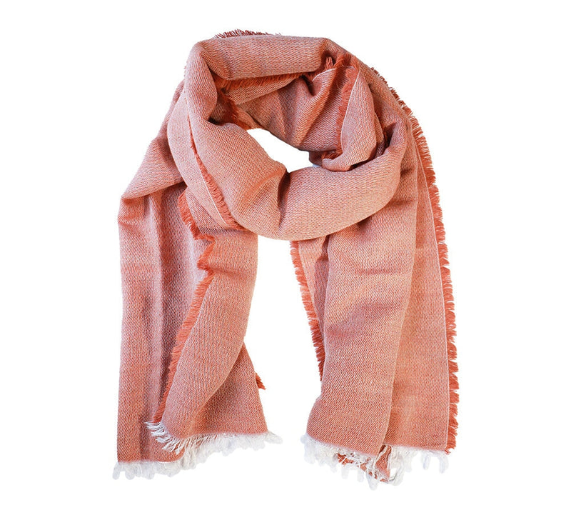 Papera Lightweight Stole Pashmina & Scarves Orange 