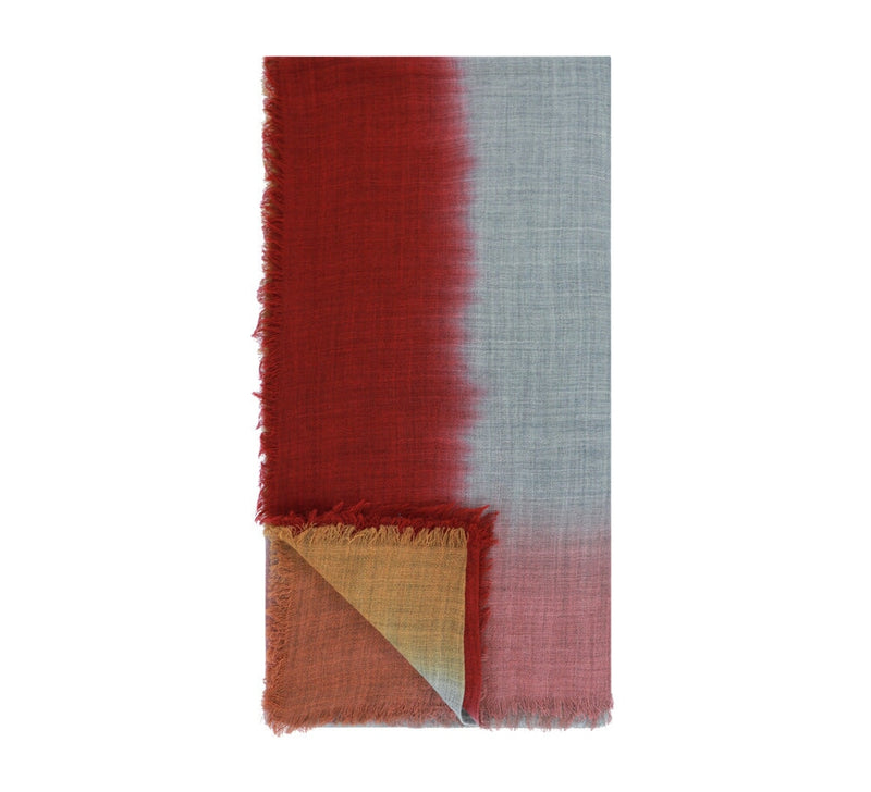 Pisa Wool Stole Pashmina & Scarves Burgundy 