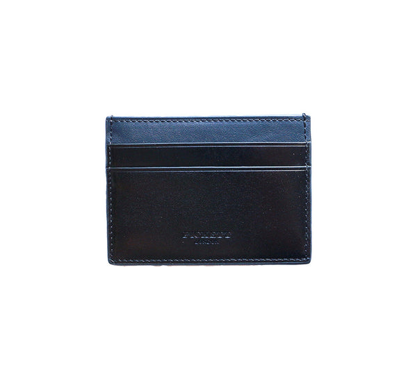 RFID Contrast Flat Card Case Credit Card Case Black / Navy 