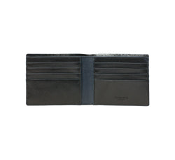 RFID Contrast Tip Short Wallet Wallets Black / Navy 