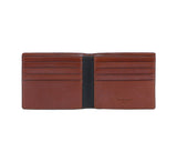 RFID Contrast Tip Short Wallet Wallets Chestnut / Dark Brown 