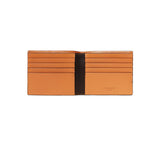 RFID Contrast Tip Short Wallet Wallets Orange / Dark Brown 