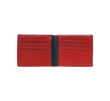 RFID Contrast Tip Short Wallet Wallets Red / Navy 