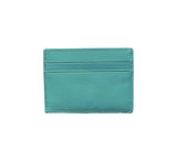 RFID Flat Card Case Credit Card Case Aqua 