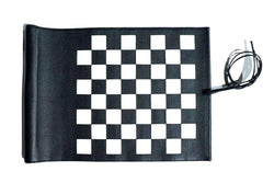 Roll Up 3 in 1 Board Game Chess, Backgammon & Draughts Set Games Black / White / Red 