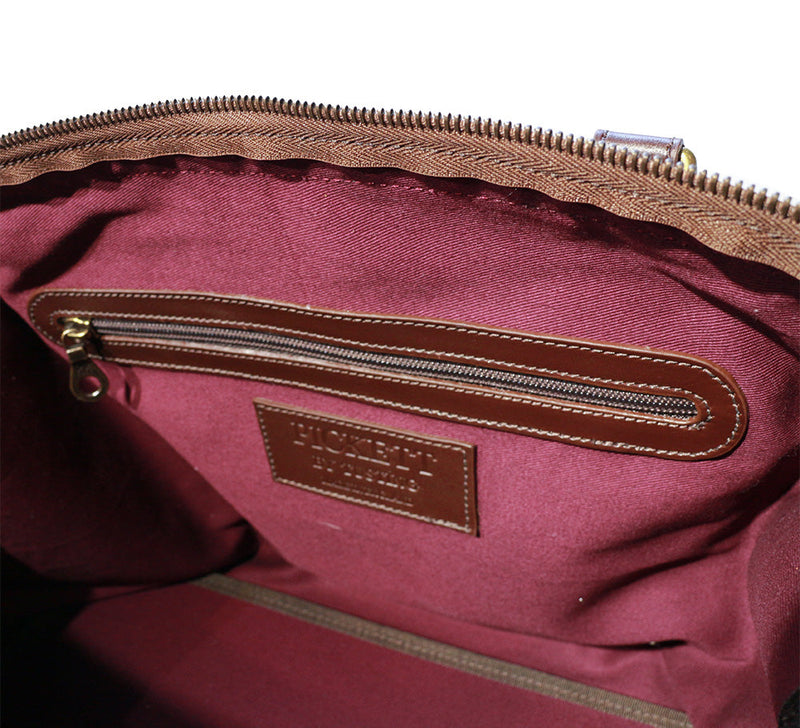 Small Carry On Waxed Canvas Holdall Luggage 