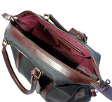 Small Carry On Waxed Canvas Holdall Luggage 