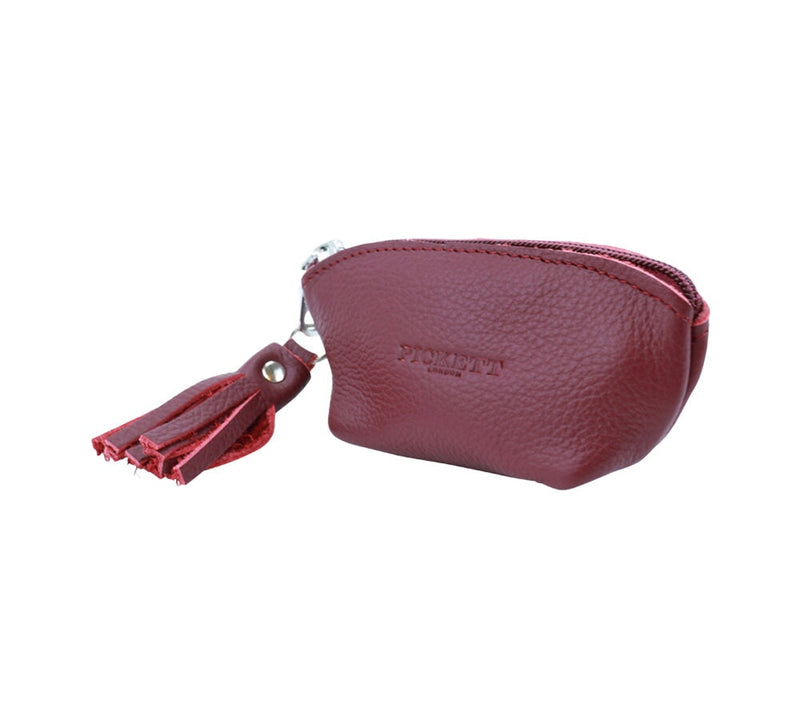 Small Dalling Zip Pouch Small Leather Goods Burgundy 