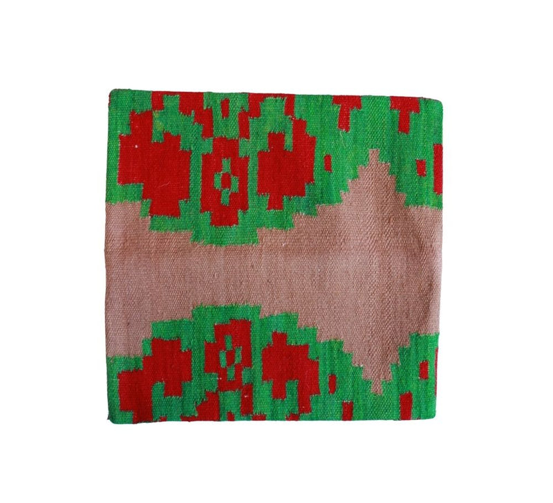 Small Kilim Cushion Home Accessories Bright Green 