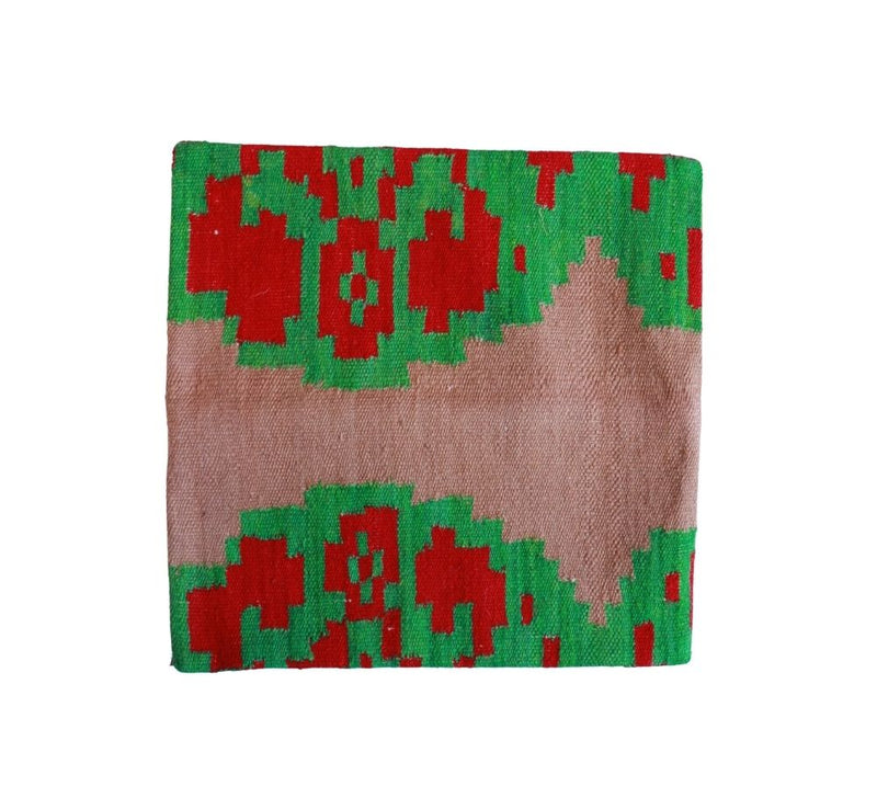 Small Kilim Cushion Home Accessories Bright Green 